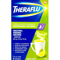 Theraflu exverde c/6 sobres sobres