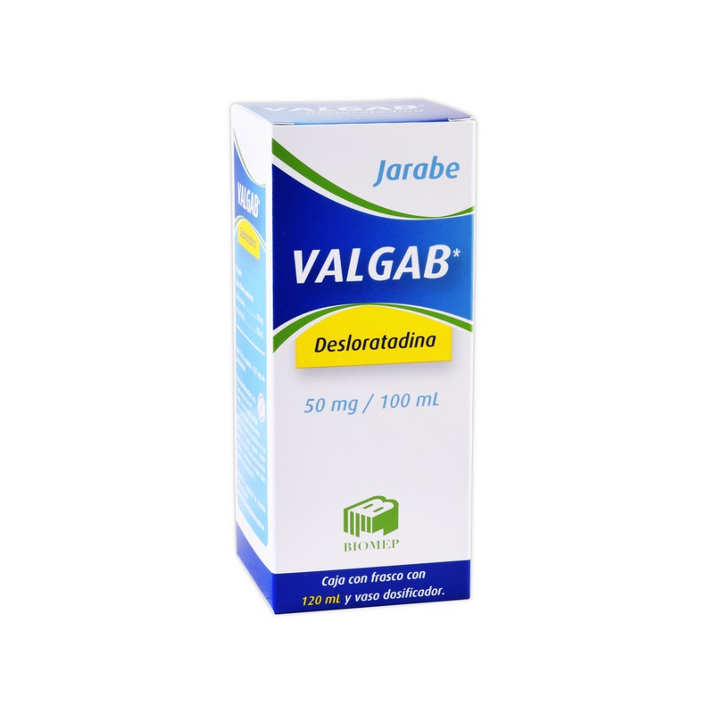 Valgab jarabe 120 ml. 50 mg.