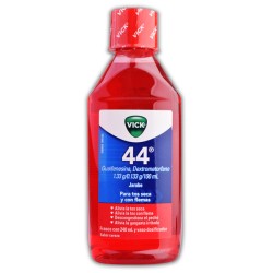Vick 44 jarabe 240 ml. 0.133/1.33 g.