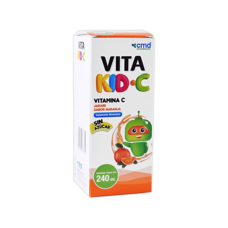 Vita kid-c jarabe s/azucar sab. naranja 240 ml.