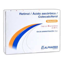 Vitaminas acd sol. ingerible c/5 amp.