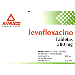 Levofloxacino c/7 tabs 500 mg.