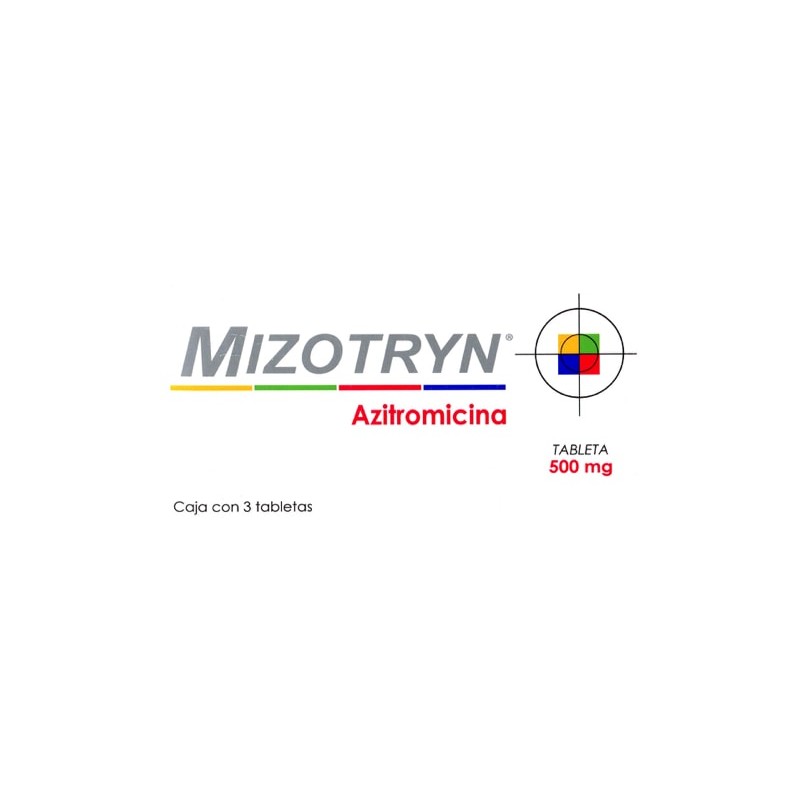 Mizotryn c/3 tabs. 500 mg.