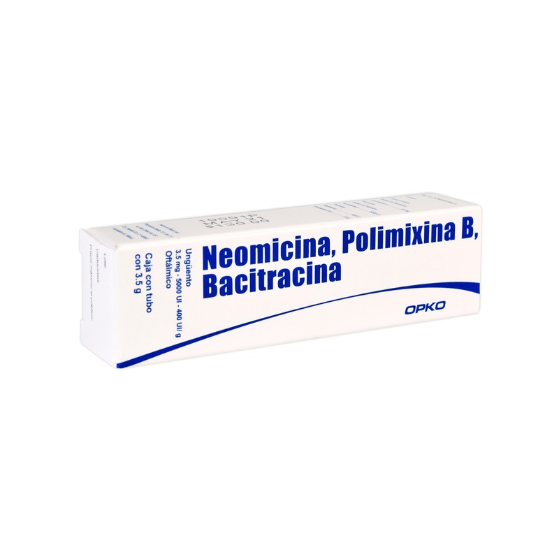 Neomicina polimixima b bacitracina ung. oft. 3.5g (glubacida