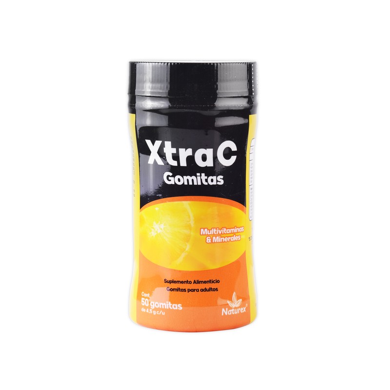 Xtra c c/50 gomitas masticables 4.5 g.