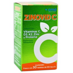 Zinovid c3 c/30 tas 618 mg.