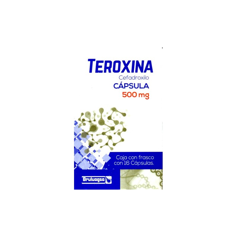 Teroxina c/16 caps.  500 mg