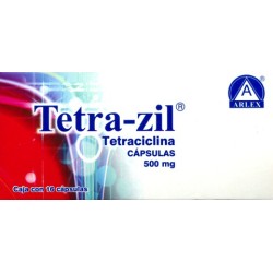 Tetra-zil c/16 caps. 500 mg.