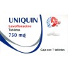 Uniquin c/7 tabs. 750 mg.