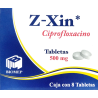 Z-xin 500mg c/8 tabletas