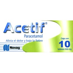 Acetif c/10 tabs. 500 mg.