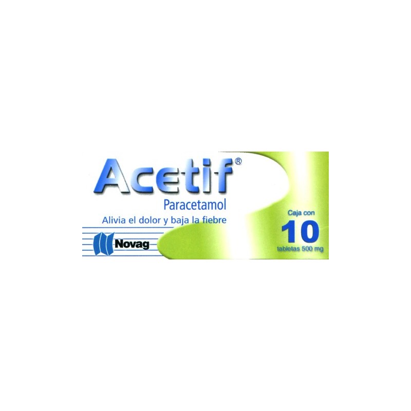 Acetif c/10 tabs. 500 mg.