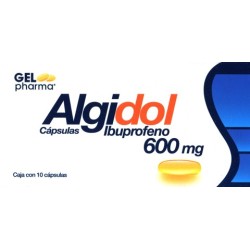 Algidol c/10 capsulas de gel 600 mg.