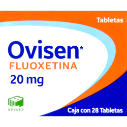 Ovisen caja c/28 tabs fluoxetina 20mg
