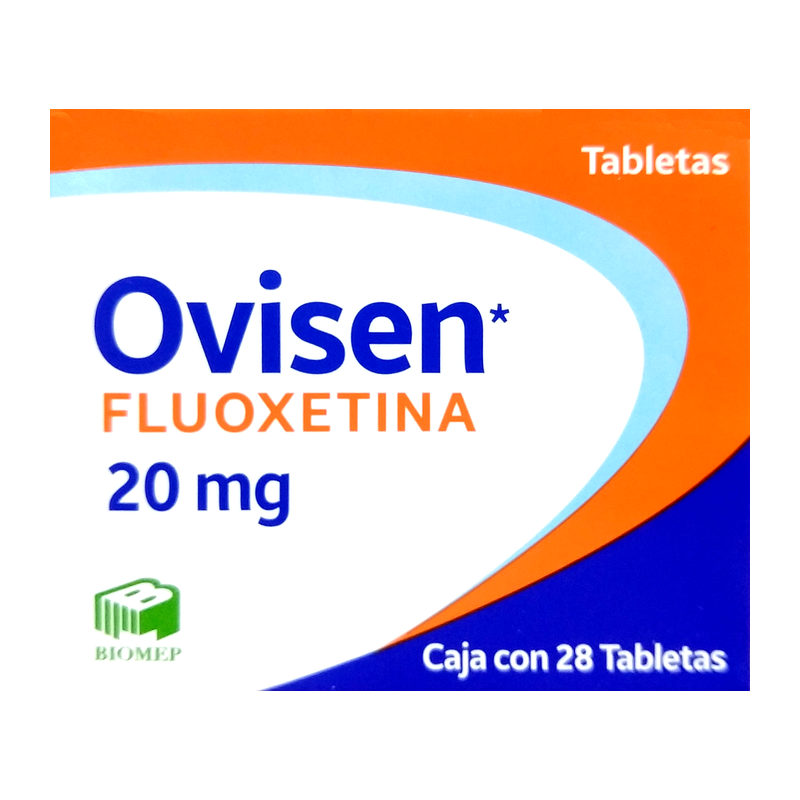 Ovisen caja c/28 tabs fluoxetina 20mg