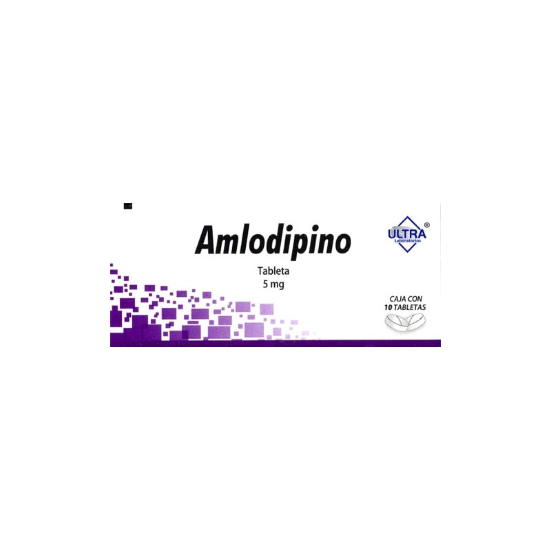 Amlodipino c/10 tabs. 5 mg.