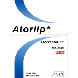 Atorlip c/10 tabs. 20 mg.