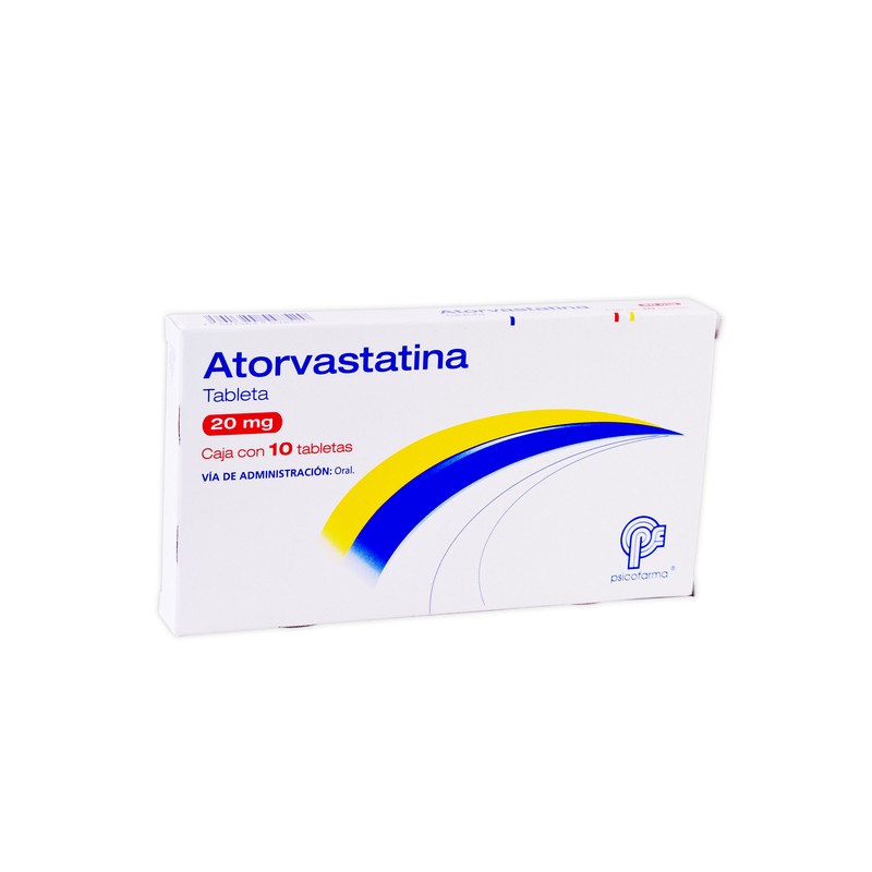 Atorvastatina (alpharma) c/10 tabs. 20 mg.