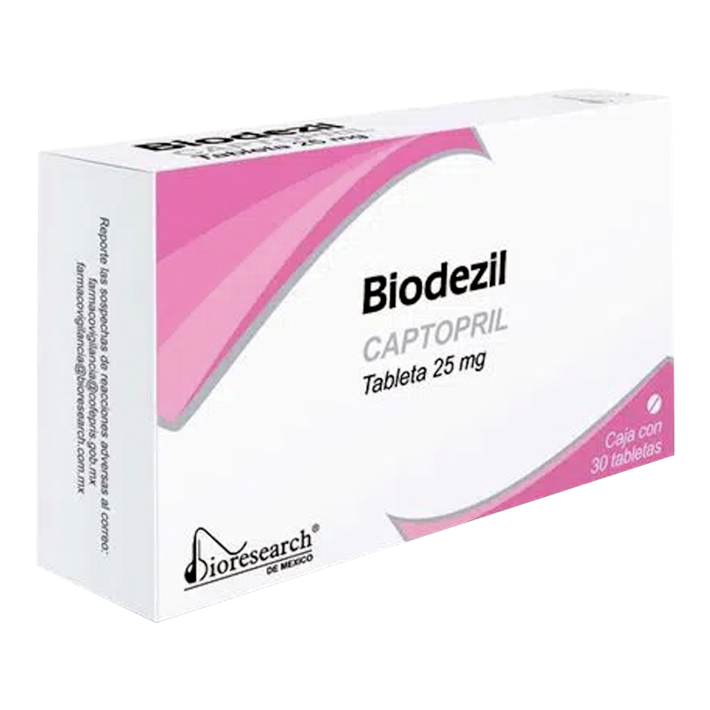 Biodezil c/30 tabs. 25 mg.