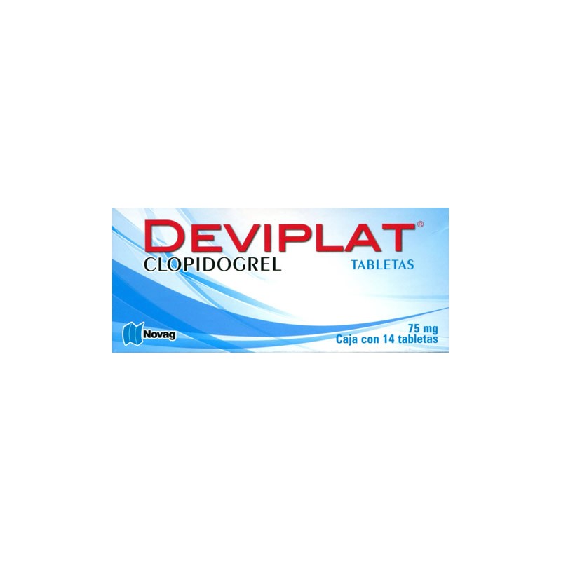 Deviplat c/14 tabs. 75 mg.