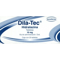 Dila-tec c/20 tabs. 10 mg.