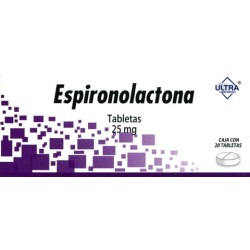 Espironolactona c/20 tabs. 25 mg.