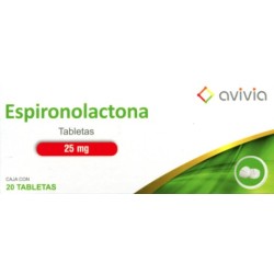 Espironolactona c/20 tabs. 25 mg.