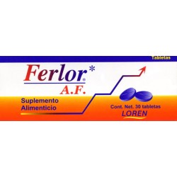 Ferlor a.f. c/30 tabletas