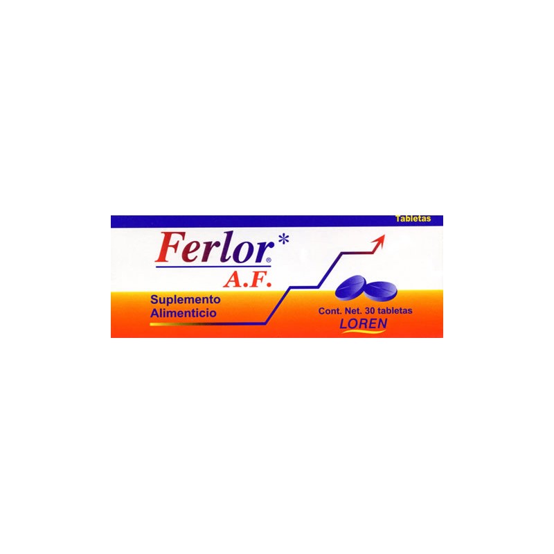 Ferlor a.f. c/30 tabletas