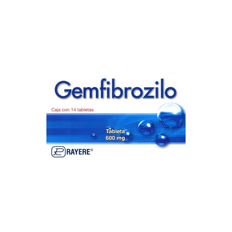 Gemfibrozilo c/14 tabs. 600 mg. *raypid