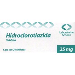 Hidroclorotiazida c/20 tabs. 25 mg