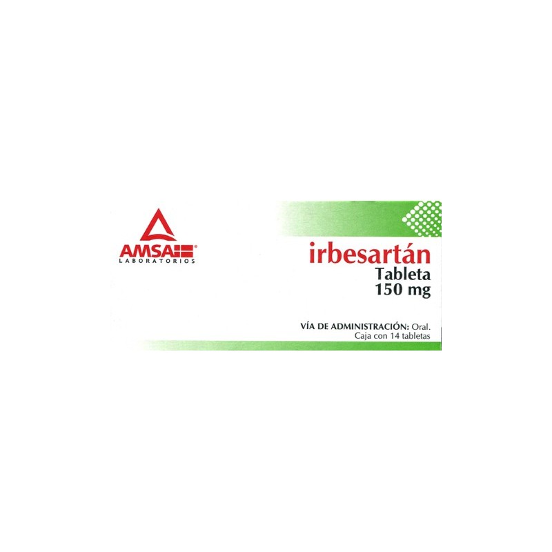 Irbesartan c/14 tabs. 150 mg.