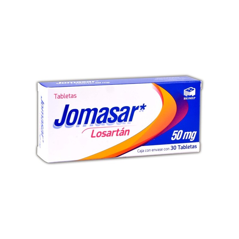 Jomasar tabletas 50mg caja con 30