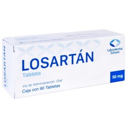 Losartan c/90 tabs. 50 mg.