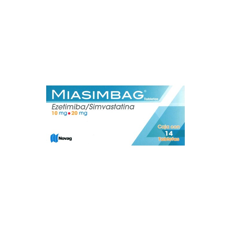 Miasimbag c/14 tabs. 10mg/20mg