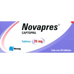 Novapres c/30 tabs. 25 mg.