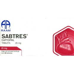 Sabtres c/30 tabs. 25 mg.