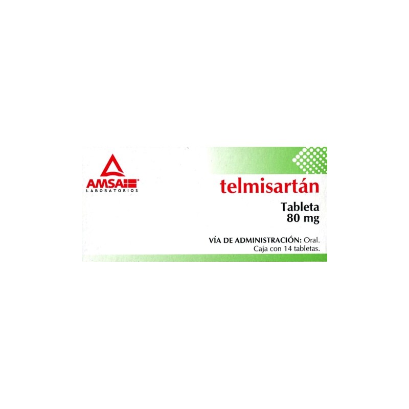 Telmisartan c/14 tabs. 80 mg.