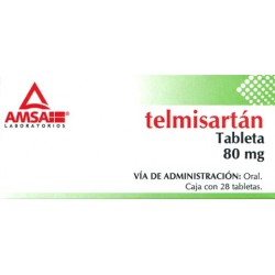 Telmisartan c/28 tabs. 80 mg.