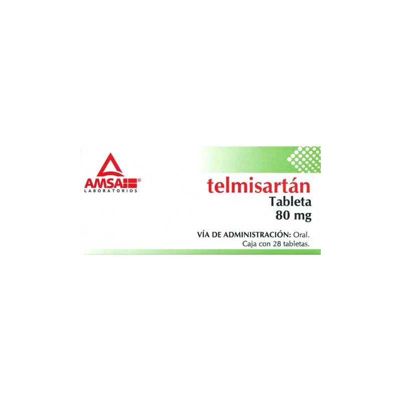 Telmisartan c/28 tabs. 80 mg.