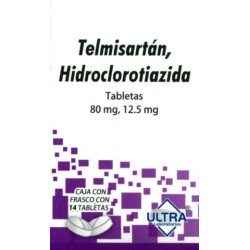 Telmisartan/hidroclorotiazida 80/12.5mg c/14 tabs