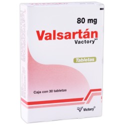 Valsartan tab. 80 mg. caja c/30 (vactory)