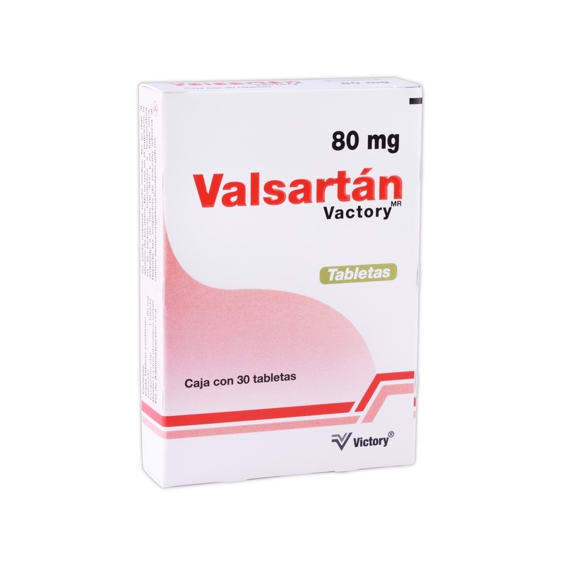 Valsartan tab. 80 mg. caja c/30 (vactory)