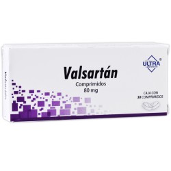 Valsartan tabletas 80 mg c/30