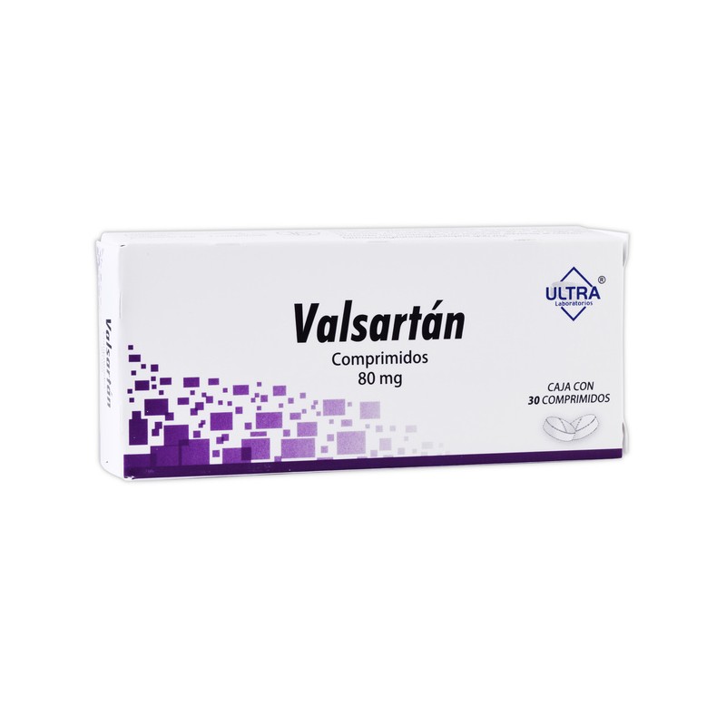 Valsartan tabletas 80 mg c/30