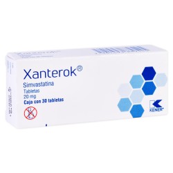 Xanterok c/30 tabs. 20 mg.