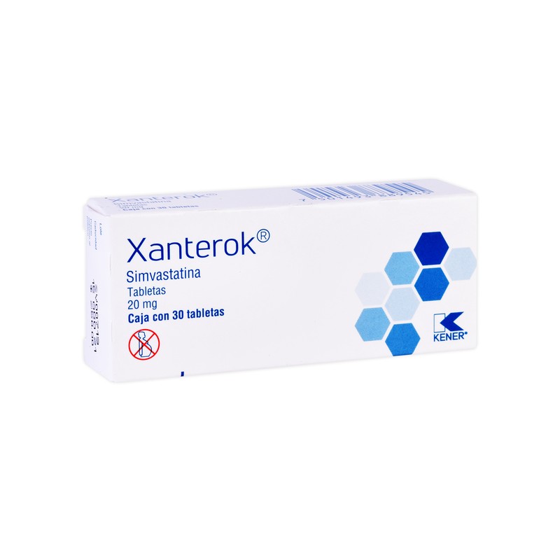 Xanterok c/30 tabs. 20 mg.