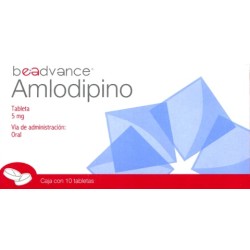 Amlodipino c/10 tabs. 5 mg