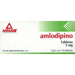 Amlodipino gi c/10 tabs. 5 mg.