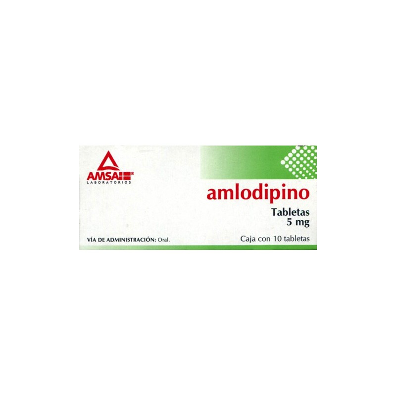 Amlodipino gi c/10 tabs. 5 mg.